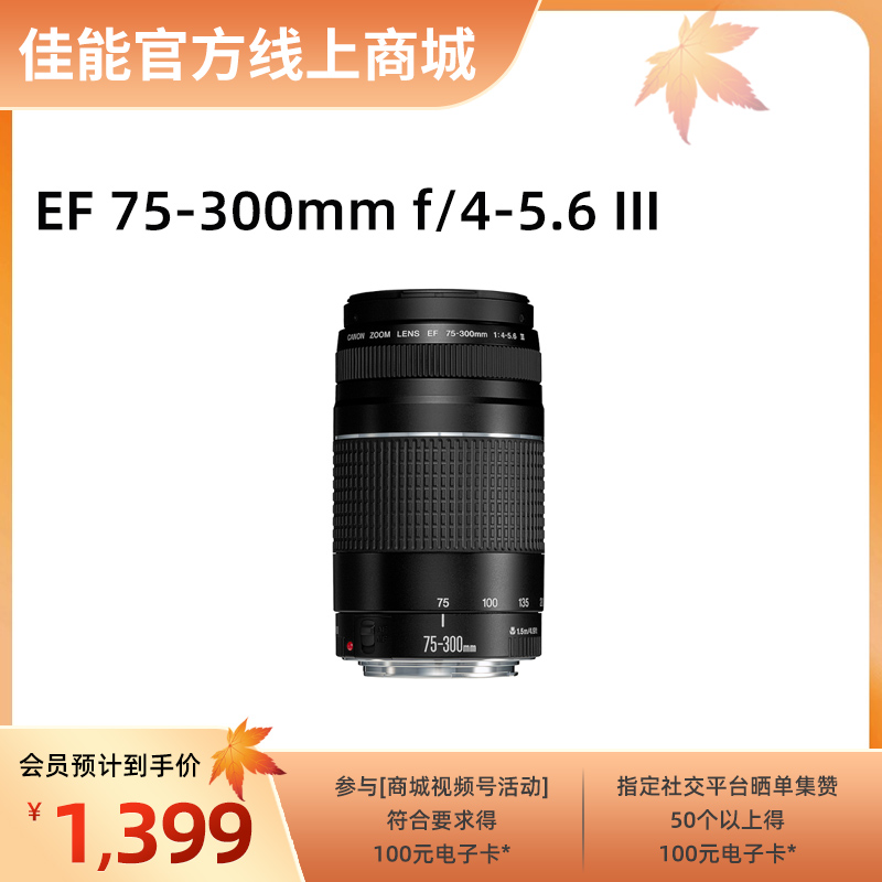 EF 75-300mm f/4-5.6 III