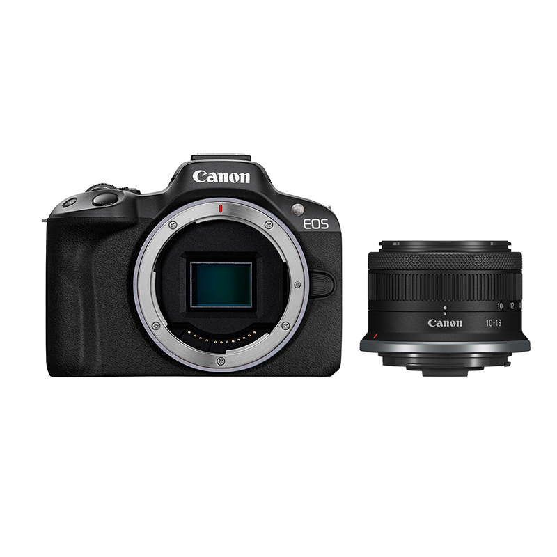 官方翻新品-EOS R50 黑色机身+RF-S10-18mm F4.5-6.3 IS STM