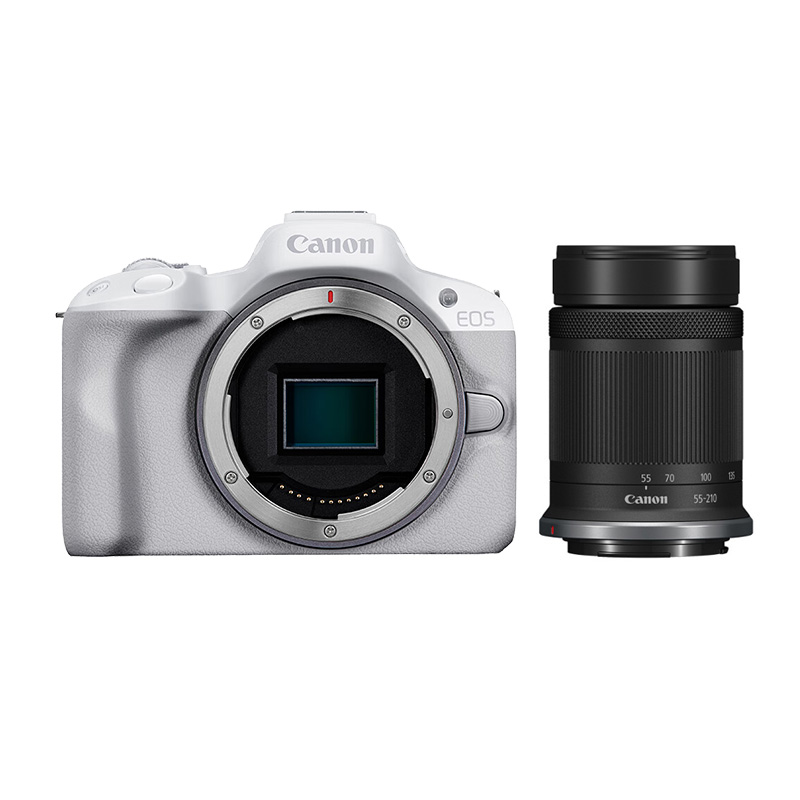官方翻新品-EOS R50 机身(白色)+官方翻新品-RF-S55-210mm F5-7.1 