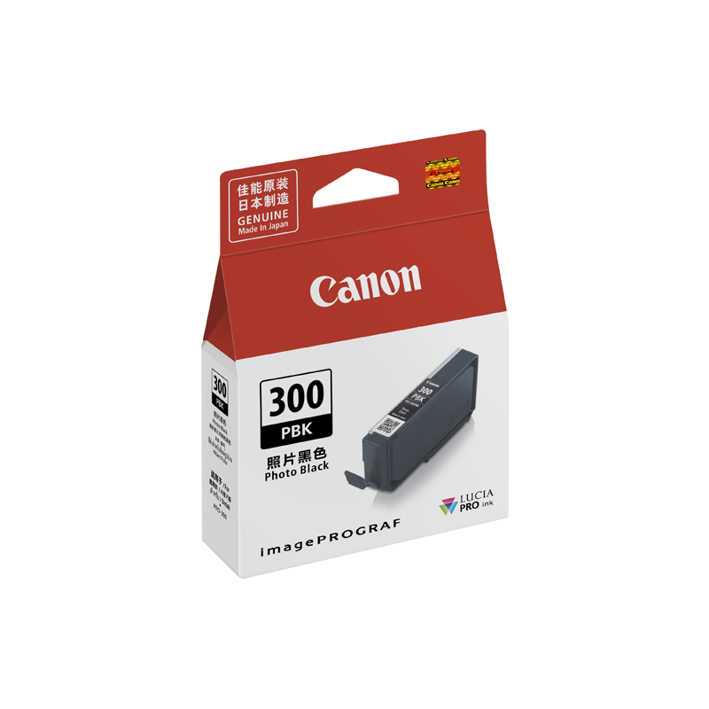 佳能（Canon）PFI-300 PBK 照片黑色墨盒 (适用于PRO-300)