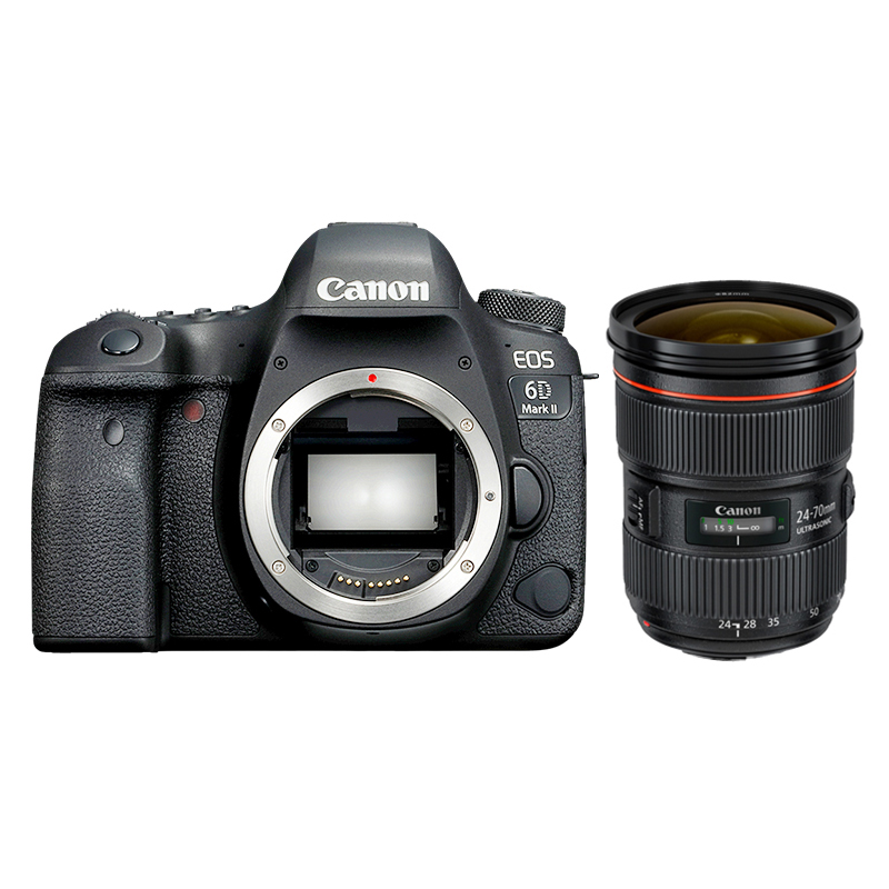 官方翻新品-EOS 6D Mark II 机身+EF24-70mm 1:2.8L II USM